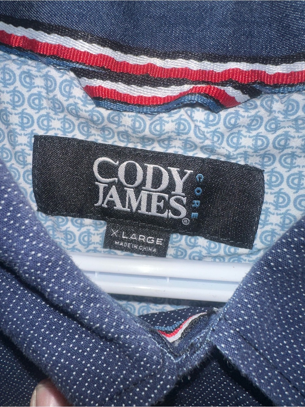 Cody James Navy Microdot Button-Down Shirt
